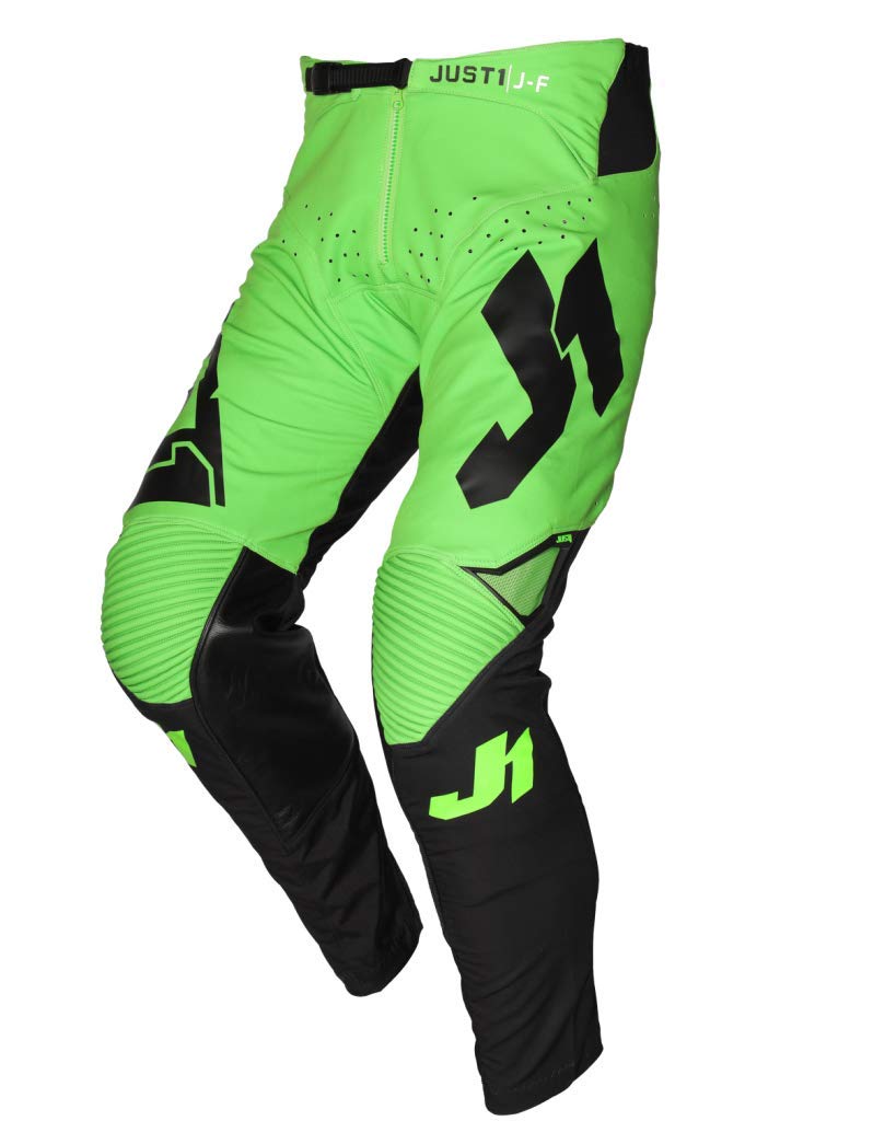 Just 1 Helmets J-FLEX PANTS Aria Black - Fluo Green - TG 34 von Just 1 Helmets