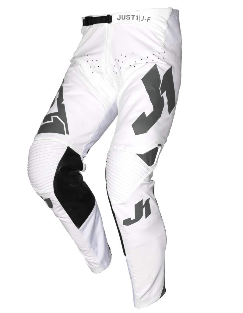 Just 1 Helmets J-Flex Pants Aria White - Grey - TG 34 34 Weiß/Grau von Just 1 Helmets