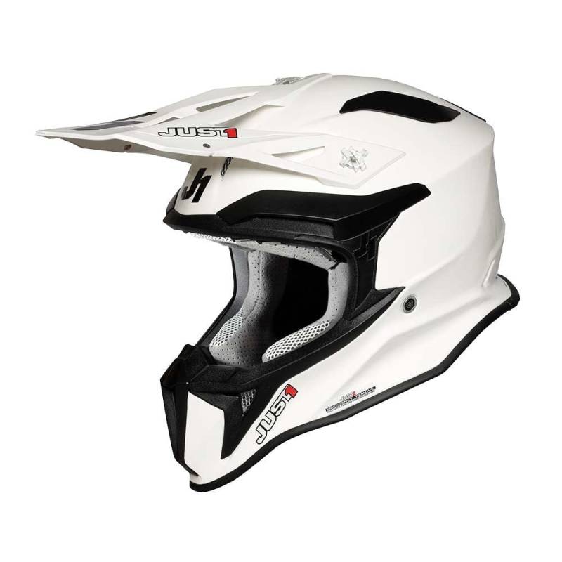 Just1 J18 Solid White Gloss XS von Just 1 Helmets