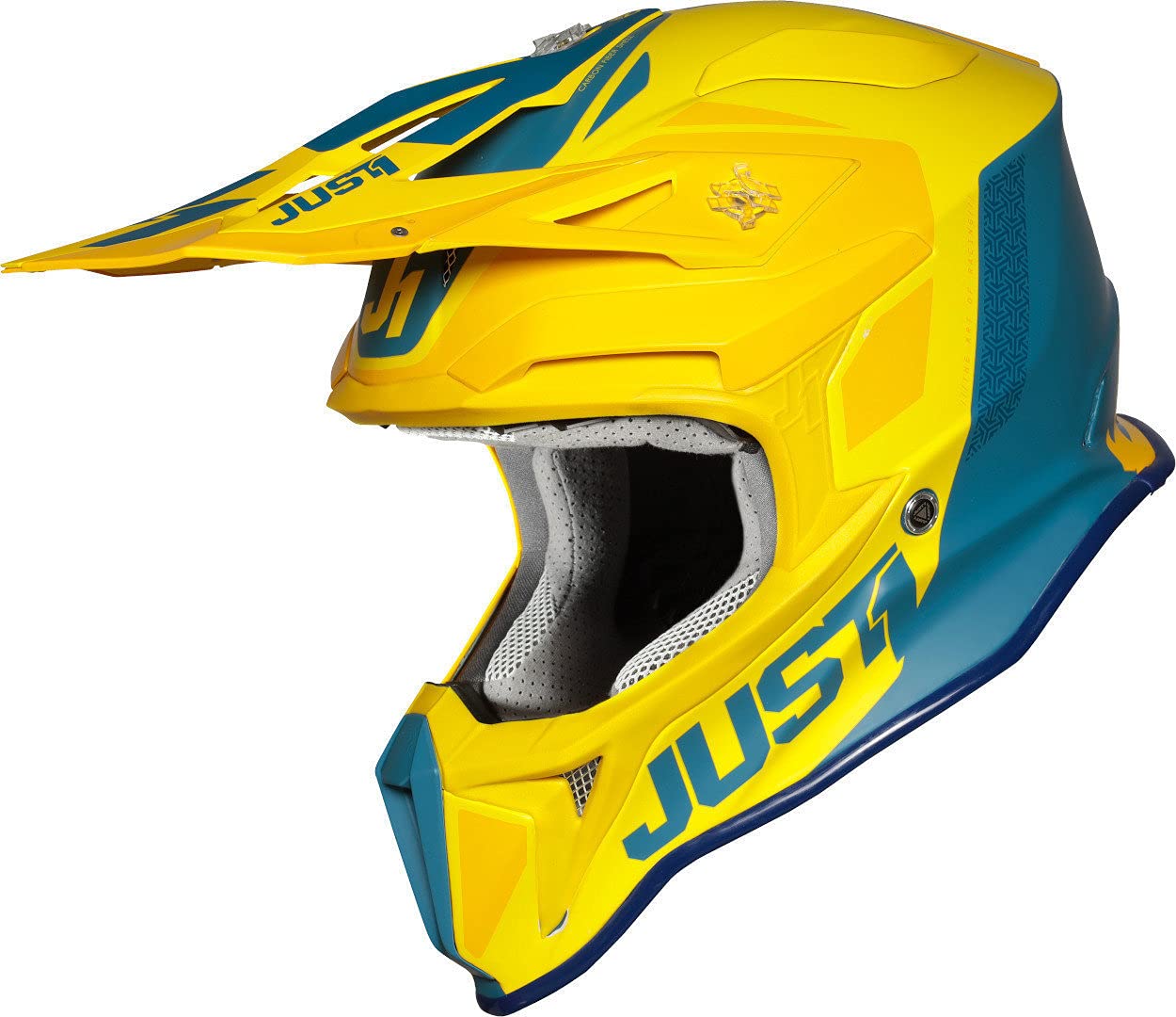 JUST1 Helmet J18 Pulsar Yellow-Blue 54-XS von Just