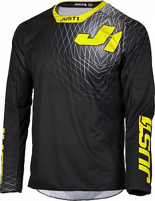 Just1 J-Force Lighthouse, Trikot - Schwarz/Grau/Neon-Gelb - S von Just1