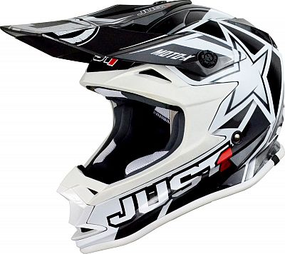 Just1 J32 Pro Moto X, Motocrosshelm - Weiß - XL von Just1