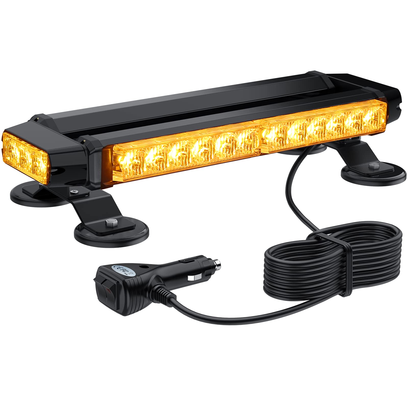 Justech 30 LED Rundumleuchte 7 Modi 12/24V Blitzleuchte Schraube Starker Magnet Amber Warnleuchte Notfallblinklampe Wiederherstellungswarnung gelbes Decke Licht 30W 5m Netzkabel Steuerschalter Justech 30 LED Rundumleuchte 7 Modi 12/24V Blitzleuchte Schraube Starker Magnet Amber Warnleuchte Notfallblinklampe Wiederherstellungswarnung gelbes Decke Licht 30W 5m Netzkabel Steuerschalter von Justech