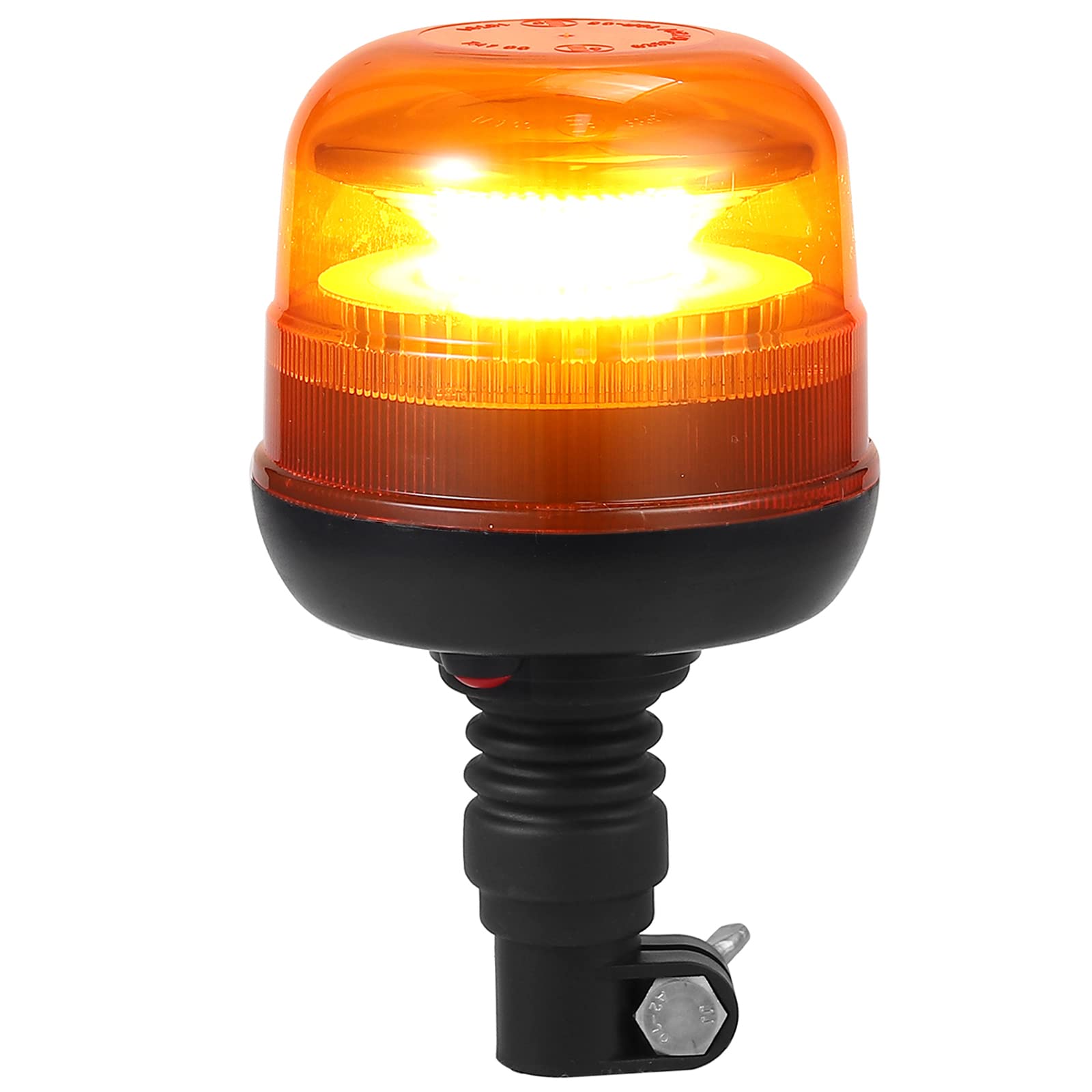 Justech 30 LEDs Warnleuchten Rundumleuchte Gelbes LED-Leuchtfeuer 12/24V E-Prüfzeichen Blitzlicht IP67 Wasserdicht mit 3 3 Blitzmodi Blinkleuchte für LKW-Traktor-Wohnwagen ECE R10 E9 Justech 30 LEDs Warnleuchten Rundumleuchte Gelbes LED-Leuchtfeuer 12/24V E-Prüfzeichen Blitzlicht IP67 Wasserdicht mit 3 3 Blitzmodi Blinkleuchte für LKW-Traktor-Wohnwagen ECE R10 E9 von Justech