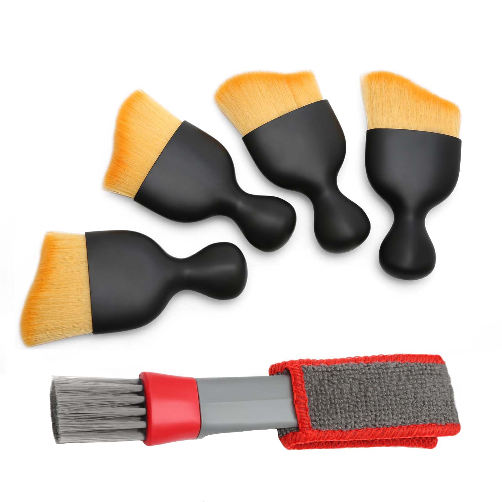 Juyibaao 5 Stück Auto Innenreinigung Weiche Bürste, Auto Detailingbürste, Mini Auto Reinigungsbürsten Stauber mit weichen Borsten, Armaturenbrett Air Outlet Gap Staub Entfernung Bürsten für Auto Juyibaao 5 Stück Auto Innenreinigung Weiche Bürste, Auto Detailingbürste, Mini Auto Reinigungsbürsten Stauber mit weichen Borsten, Armaturenbrett Air Outlet Gap Staub Entfernung Bürsten für Auto von Juyibaao