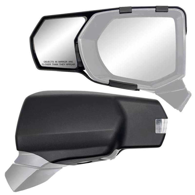 Snap & Zap Custom Abschleppspiegel für Cadillac Escalade, Chevrolet Suburban/Tahoe, GMC Yukon von K Source