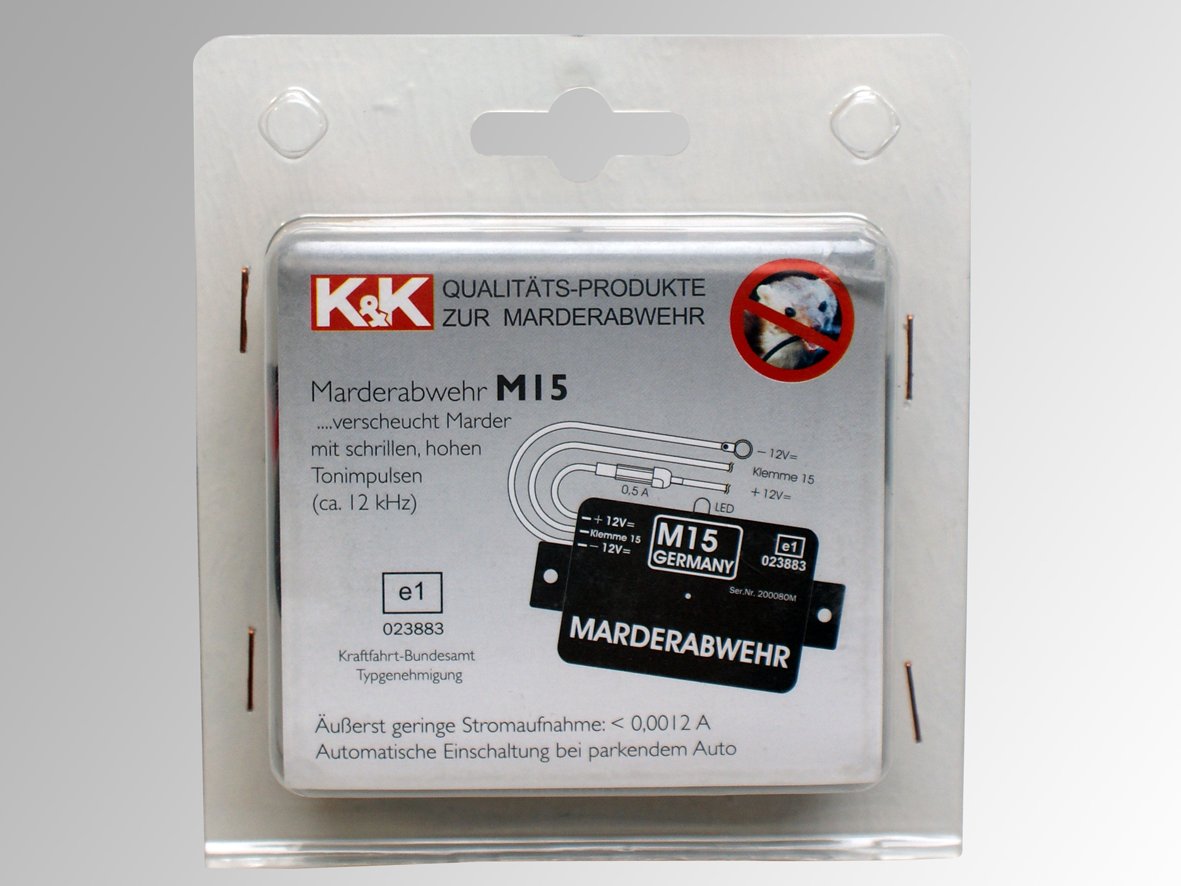 K&K M15 - Das Starter Marderabwehrgerät: Marderabwehr mit ultrahohen Tönen K&K M15 - Das Starter Marderabwehrgerät: Marderabwehr mit ultrahohen Tönen von K&K