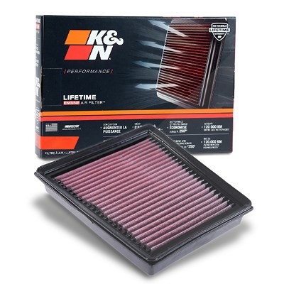 K&n Filters Sportluftfilter [Hersteller-Nr. 33-3057] für Mercedes-Benz, Renault von K&N Filters