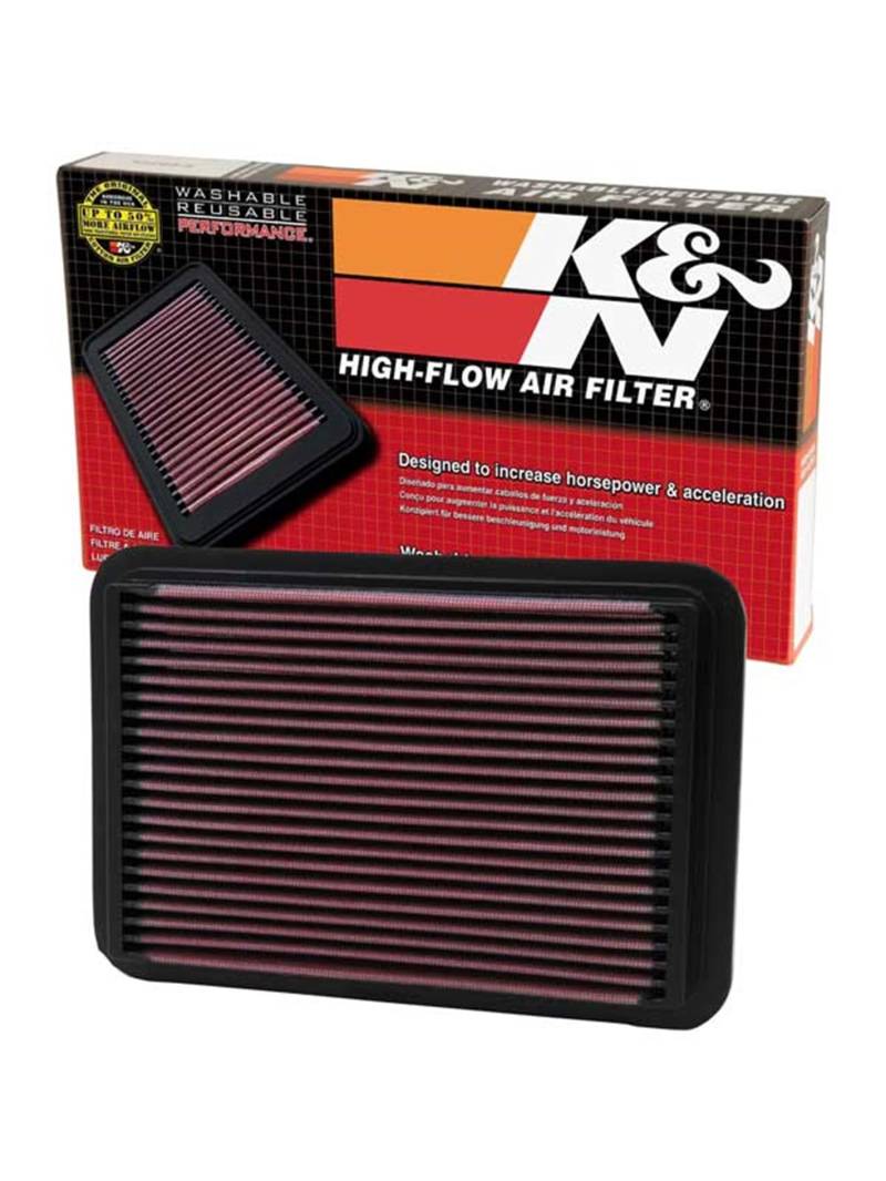 K&N 33-2050 Waschbarer und wiederverwendbarer KFZ Tauschluftfilter von K&N