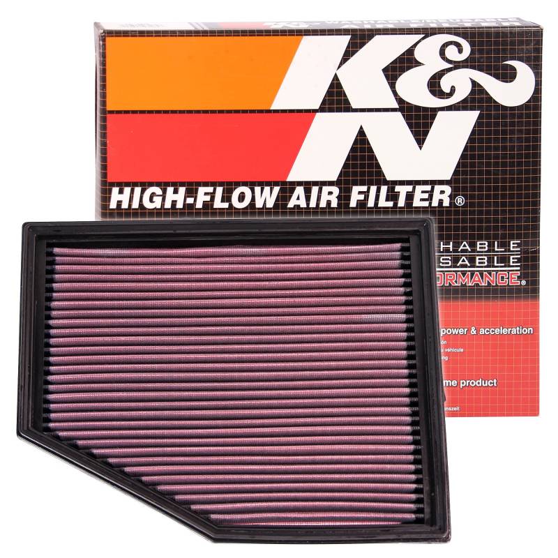 K&N 33-2292 Motorluftfilter: Hochleistung, Prämie, Abwaschbar, Ersatzfilter,Erhöhte Leistung, 2003-2011 (630i, 523i, 525i, 528i, 528i xDrive, 530i, Z4, andere ausgewählte modelle) von K&N
