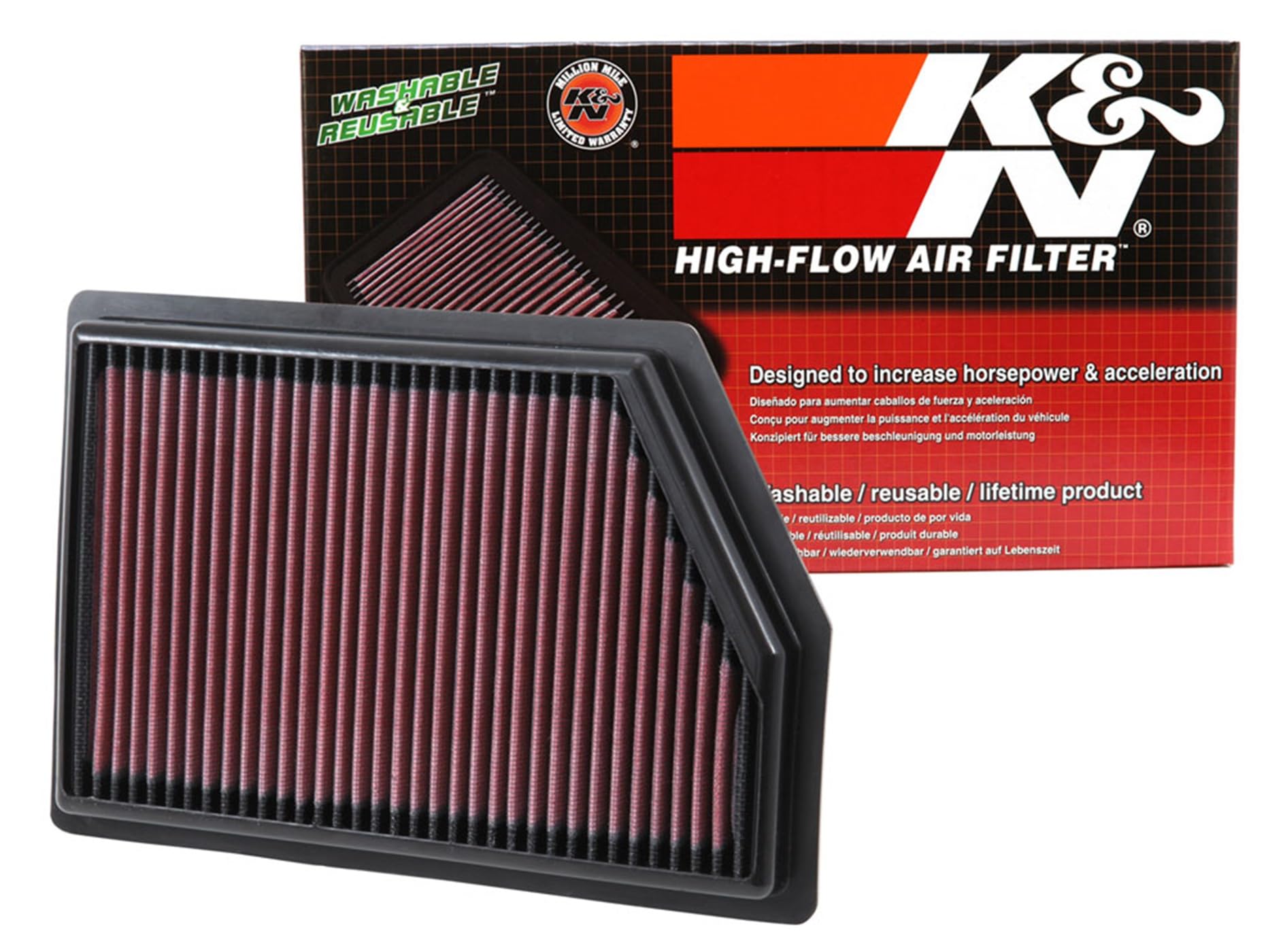 K&N 33-5009 Motorluftfilter: Hochleistung, Prämie, Abwaschbar, Ersatzfilter,Erhöhte Leistung, 2014-2018 (Cherokee) K&N 33-5009 Motorluftfilter: Hochleistung, Prämie, Abwaschbar, Ersatzfilter,Erhöhte Leistung, 2014-2018 (Cherokee) von K&N
