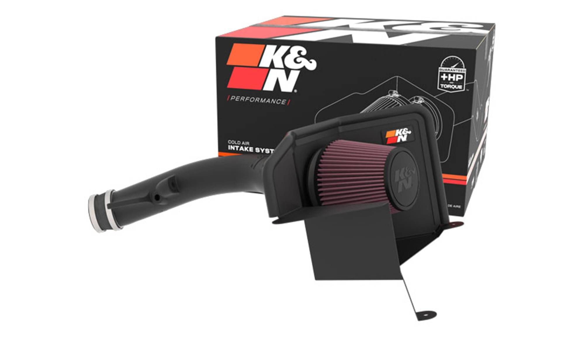 K&N Aircharger Kit kompatibel mit Ford Bronco 2.0 L4 Facelift 2021- & Ford Maverick 2.0 L4 2022- (63-2618) von K&N