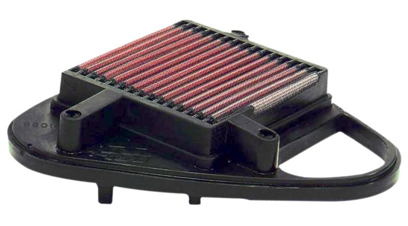 K&N HA-6088 Motorrad Tauschluftfilter, Rot von K&N