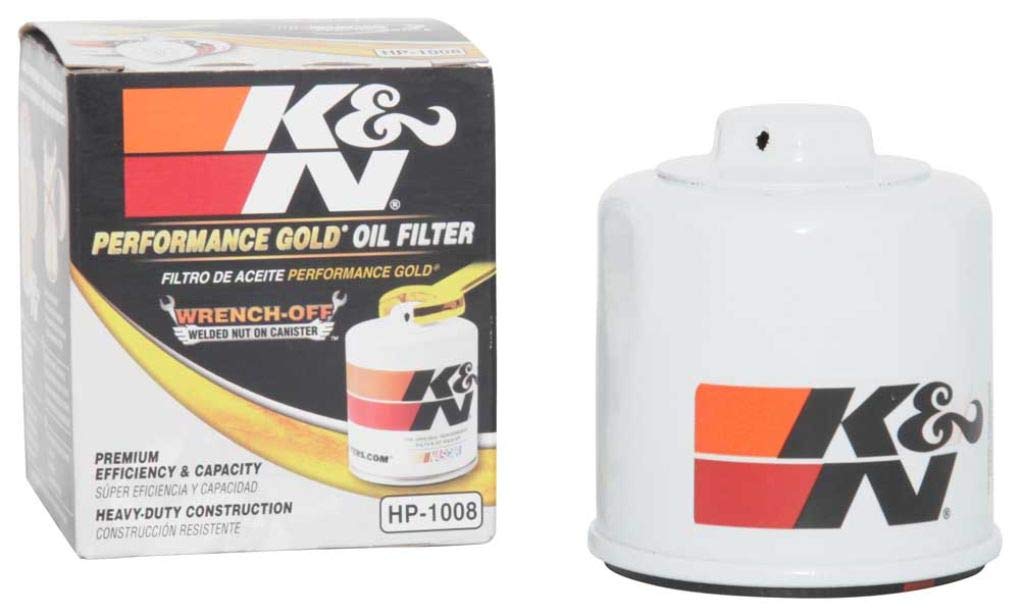 K&N Ölfilter - Patrone 68x73mm kompatibel mit Mazda, Nissan, Infiniti, Renault, Subaru, Suzuki, Smart, Hyundai (HP-1008) von K&N