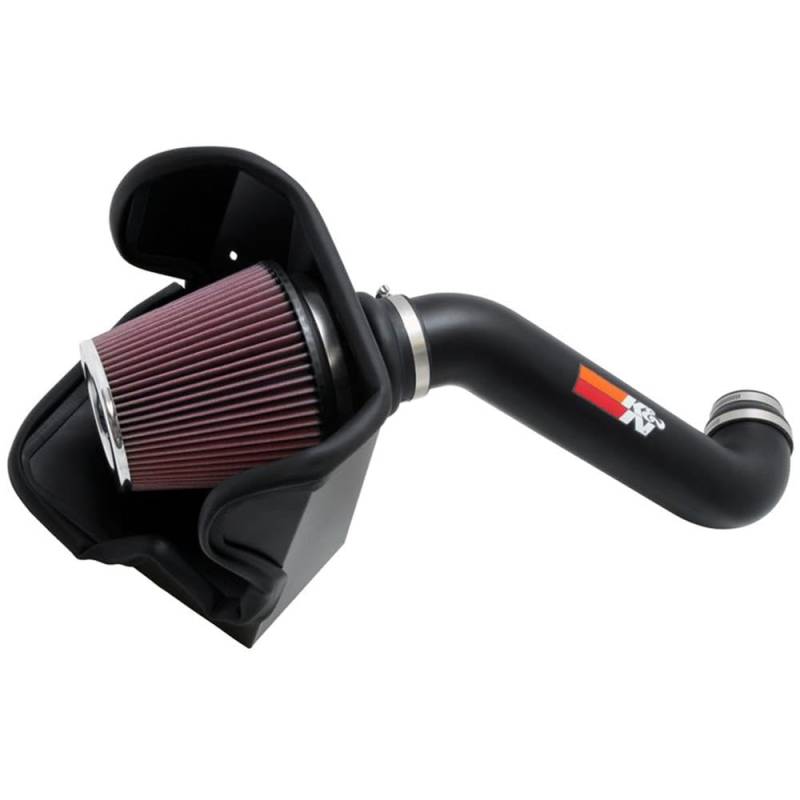 K&N High Performance Air Intake Kit kompatibel mit Jeep Liberty & Dodge Nitro 3.7L V6 2010-2012 - Schwarz (77-1562KTK) Rot von K&N