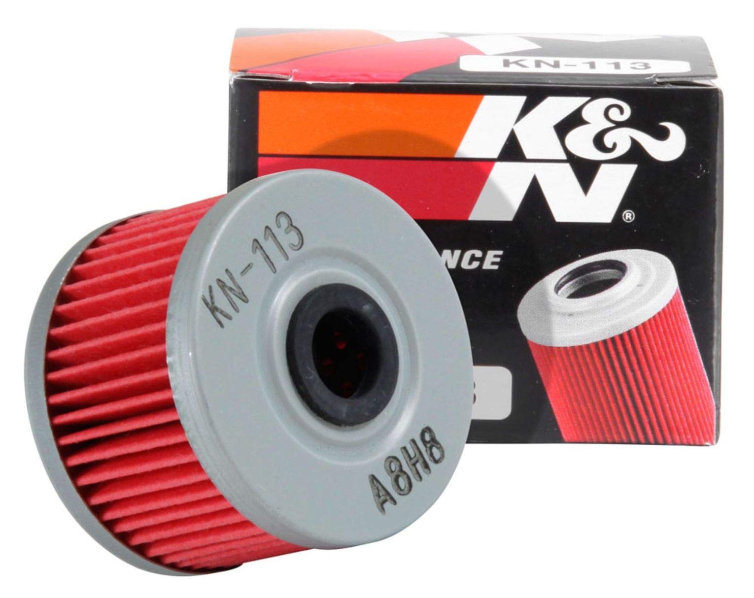 K&N Powersports Ölfilter - Kartusche 52x37mm kompatibel mit Honda (KN-113), Honda XL 125 V Varadero von K&N