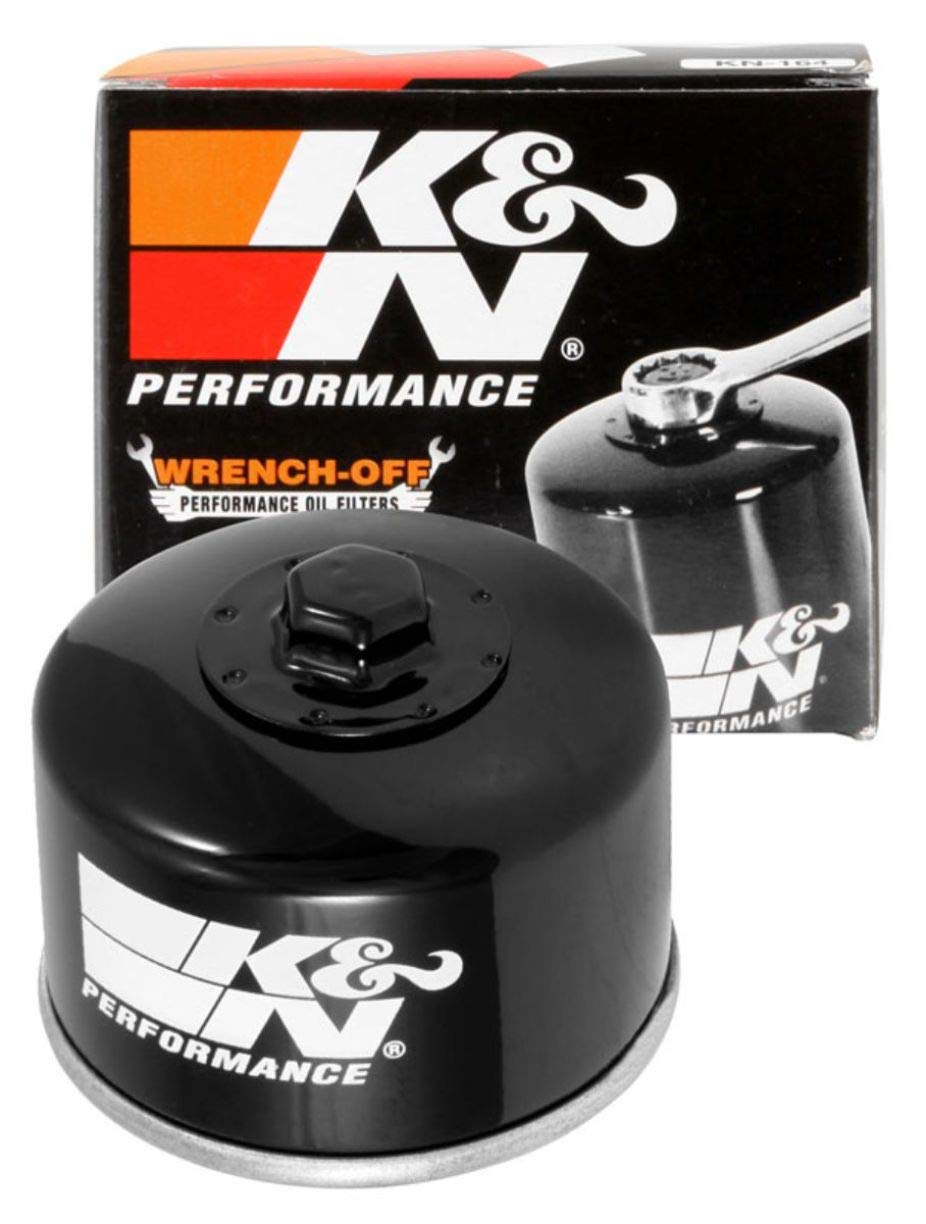 K&N Powersports Ölfilter - Patrone 71x63mm kompatibel mit Yamaha, Kymco (KN-147) von K&N