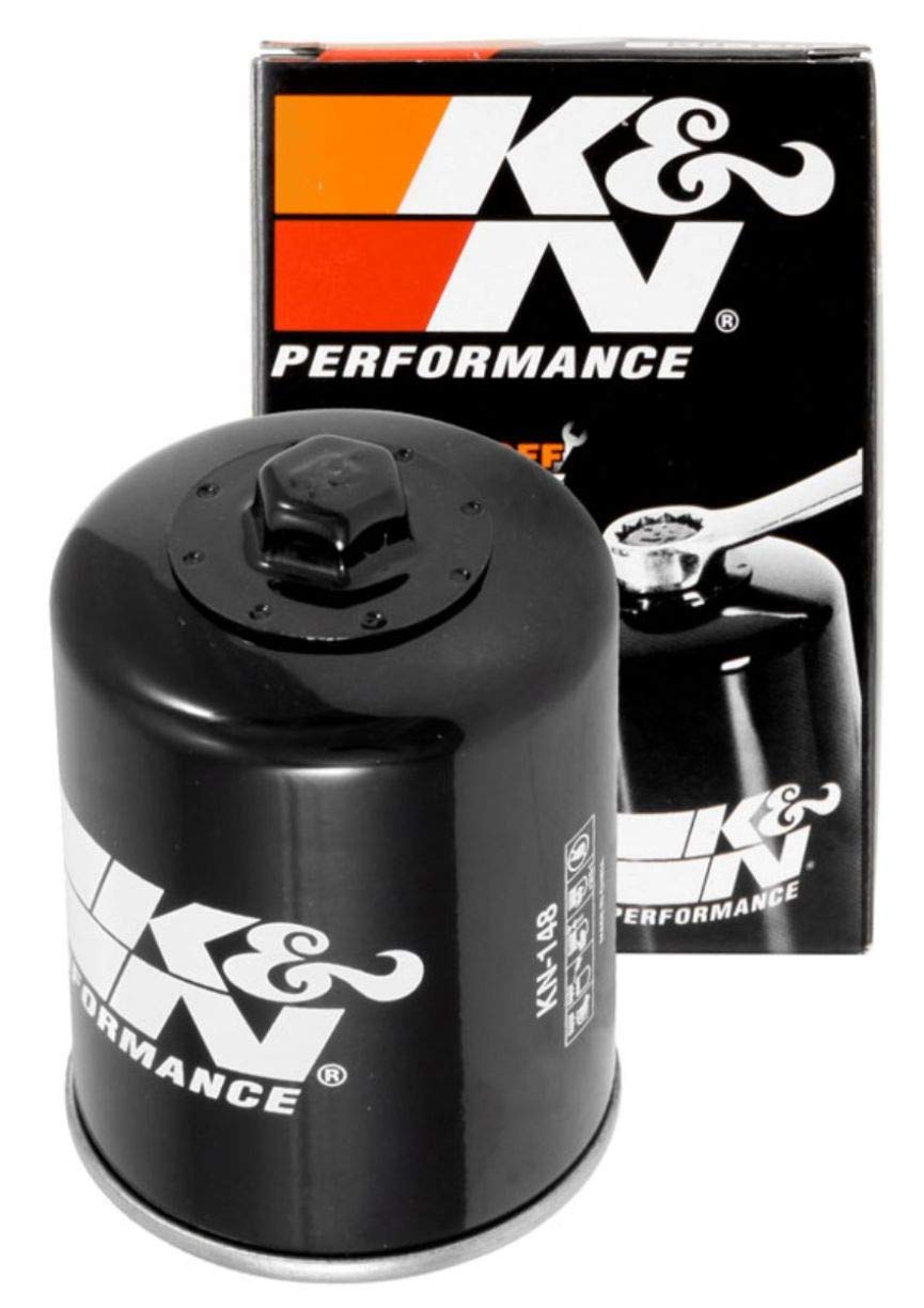 K&N Powersports Ölfilter - Patrone 68x97mm kompatibel mit TGB, Yamaha (KN-148), Rot von K&N