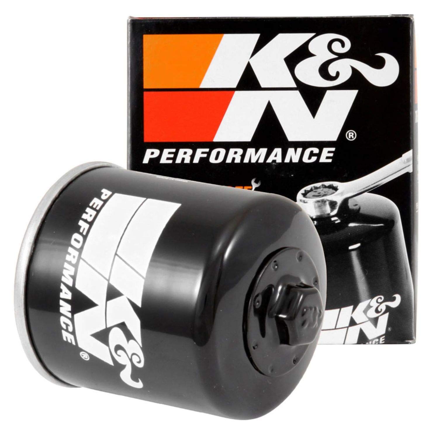 K&N Ölfilter für Motorräder: Entwickelt für die Verwendung mit synthetischen oder konventionellen Ölen. kompatibel mit Ducati, Bimota Motorräder KN-153 (Patrone 78 x 85mm) von K&N