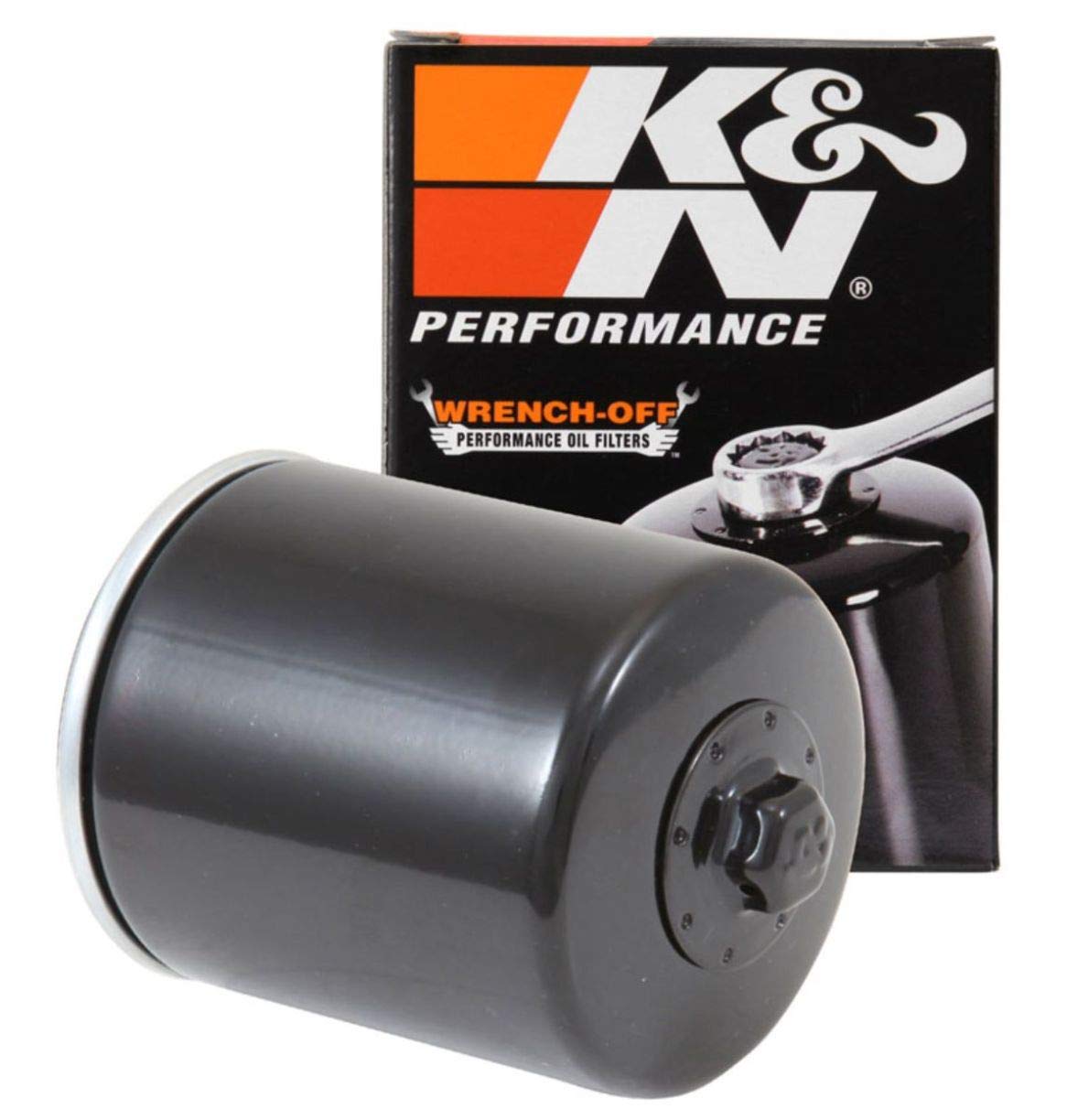 K&N Powersports Ölfilter - Patrone 75x94mm kompatibel mit Harley Davidson (KN-170), 16, Rot von K&N