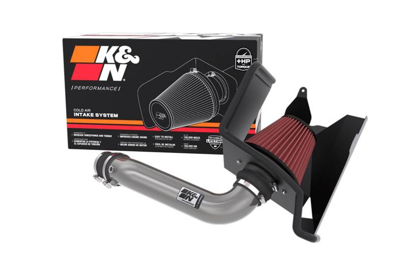 K&N Typhoon Kit kompatibel mit Hyundai Kona N L4-2.0 Facelift 2021- - Silber (69-5330TS) von K&N