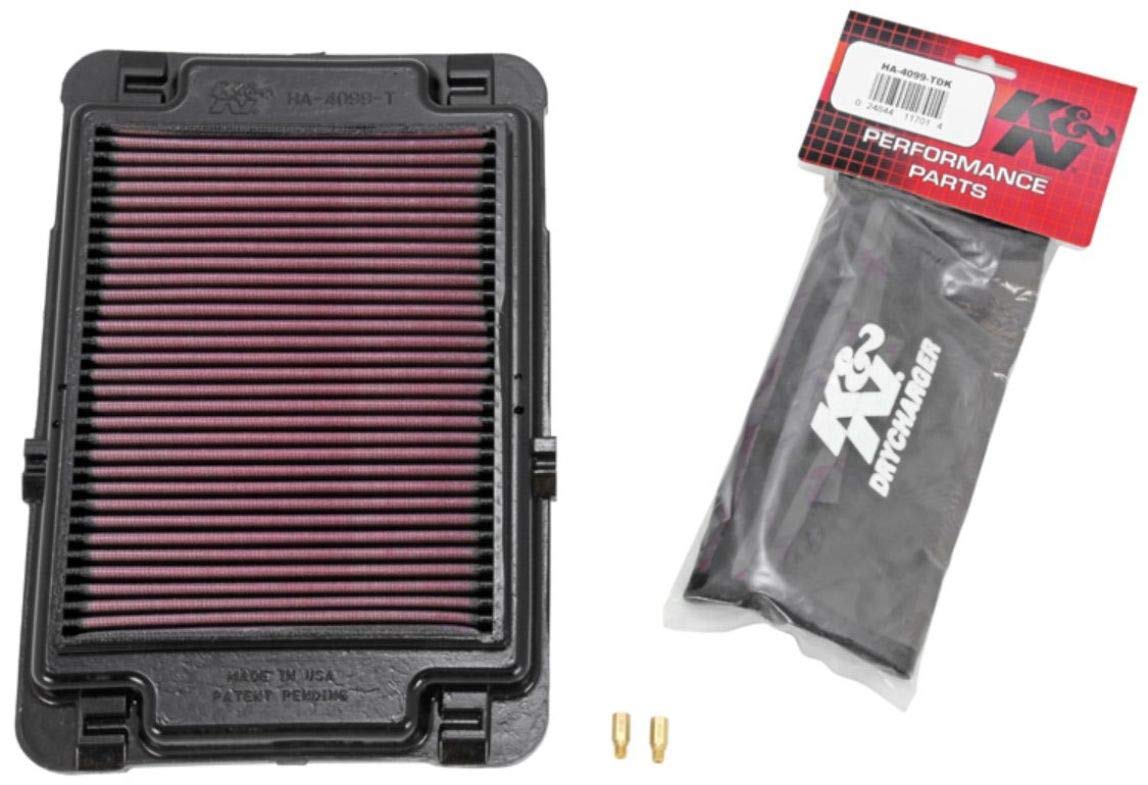 K&N Luftfilter kompatibel mit Honda TRX400EX/X 1999-2014 (HA-4099T) Rot von K&N