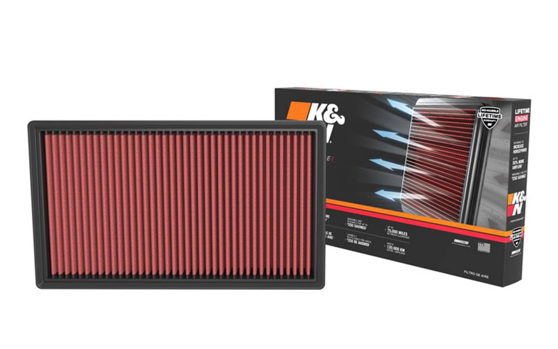 K&N Luftfilter kompatibel mit Mercedes Benz C-klasse (W206) 2021- C180/C200/C300 (33-3173) K&N Luftfilter kompatibel mit Mercedes Benz C-klasse (W206) 2021- C180/C200/C300 (33-3173) von K&N