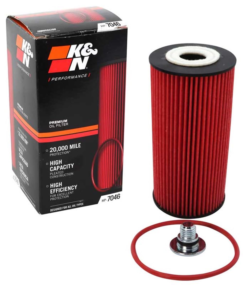 K&N Ölfilter - High Performance-Series kompatibel mit Hyundai & Kia (HP-7046) von K&N