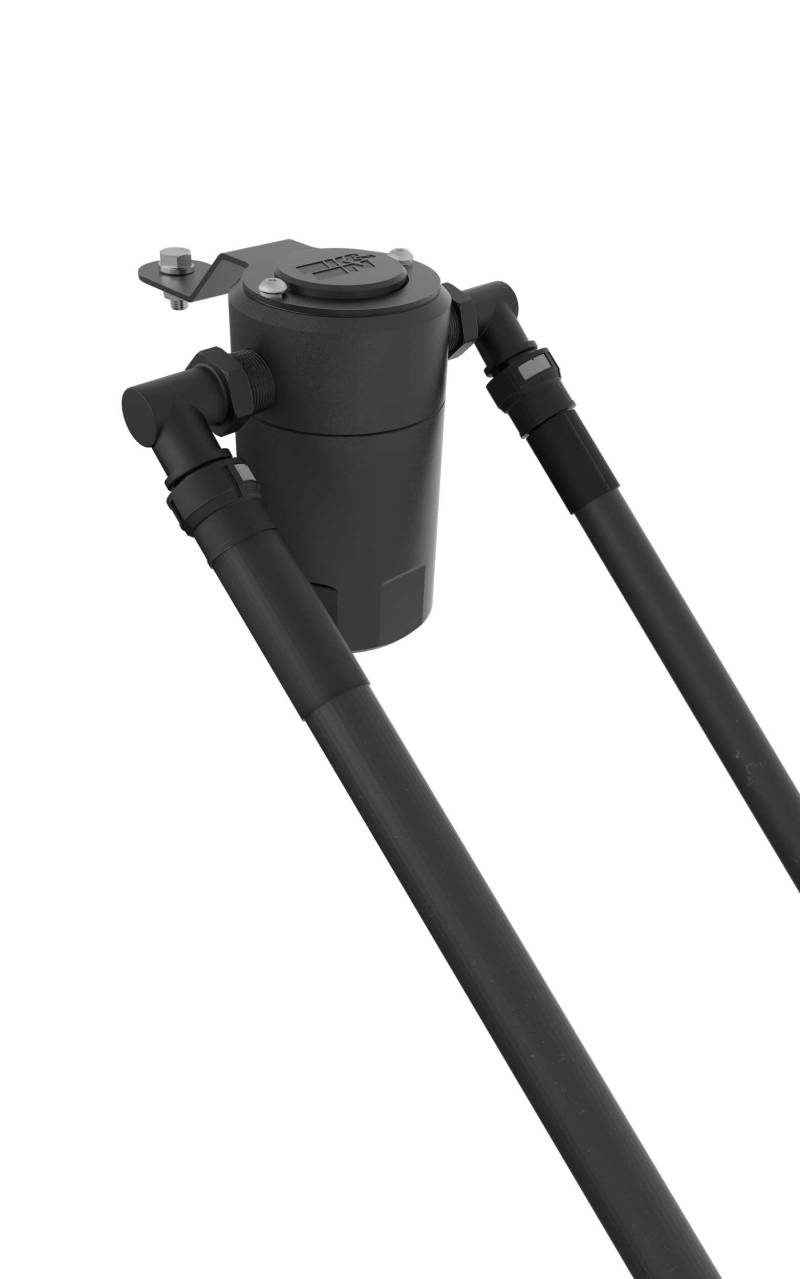 K&N Oil Catch Can kompatibel mit Ford Mustang 2.3L EcoBoost 2015-2023 (81-0830), Schwarz von K&N
