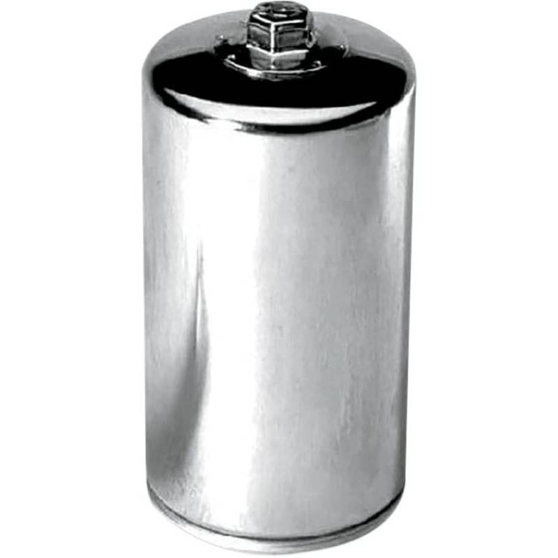 K&N Powersports Ölfilter - Patrone Chrome 76x152mm kompatibel mit Harley Davidson (KN-173C), Chrom von K&N