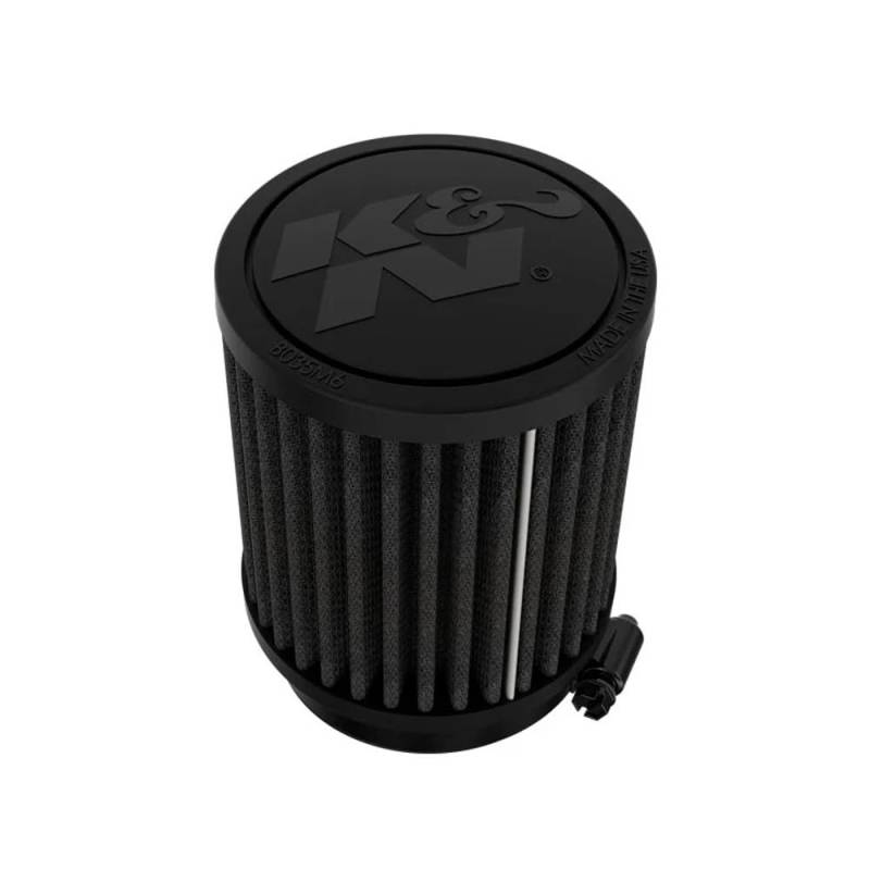 K&N Schwarz Dryflow Luftfilter Universal Rund 64mm Flansch, 89mm Außendurchmesser, 102mm Höhe (RU-3125HBK) von K&N