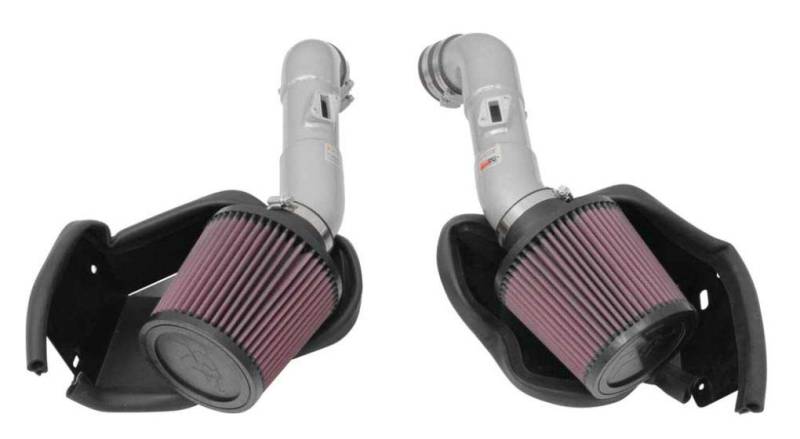 K&N Typhoon Kit kompatibel mit Infiniti Q50 V6-3.7L F/I 2014-2015 - Silber (69-7083TS), Rot von K&N