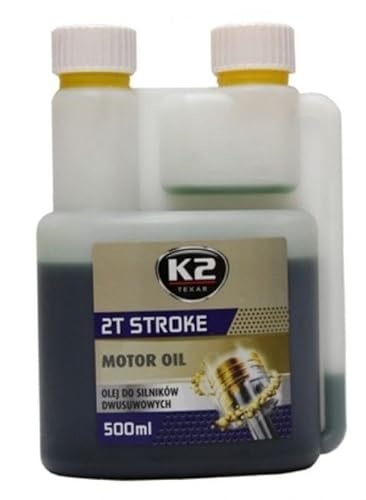 K2 2-Takt Motoröl Halbsynthetik im Dosierflasche API:TC, JASO:FC, ISO:EGC, Farbe:Grün von K2