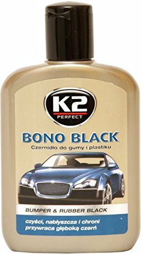 K2 Auto Reifenpflege, Gummipflege, Kunststoffpflege, mit schwarzer Farbe 200ml von K2