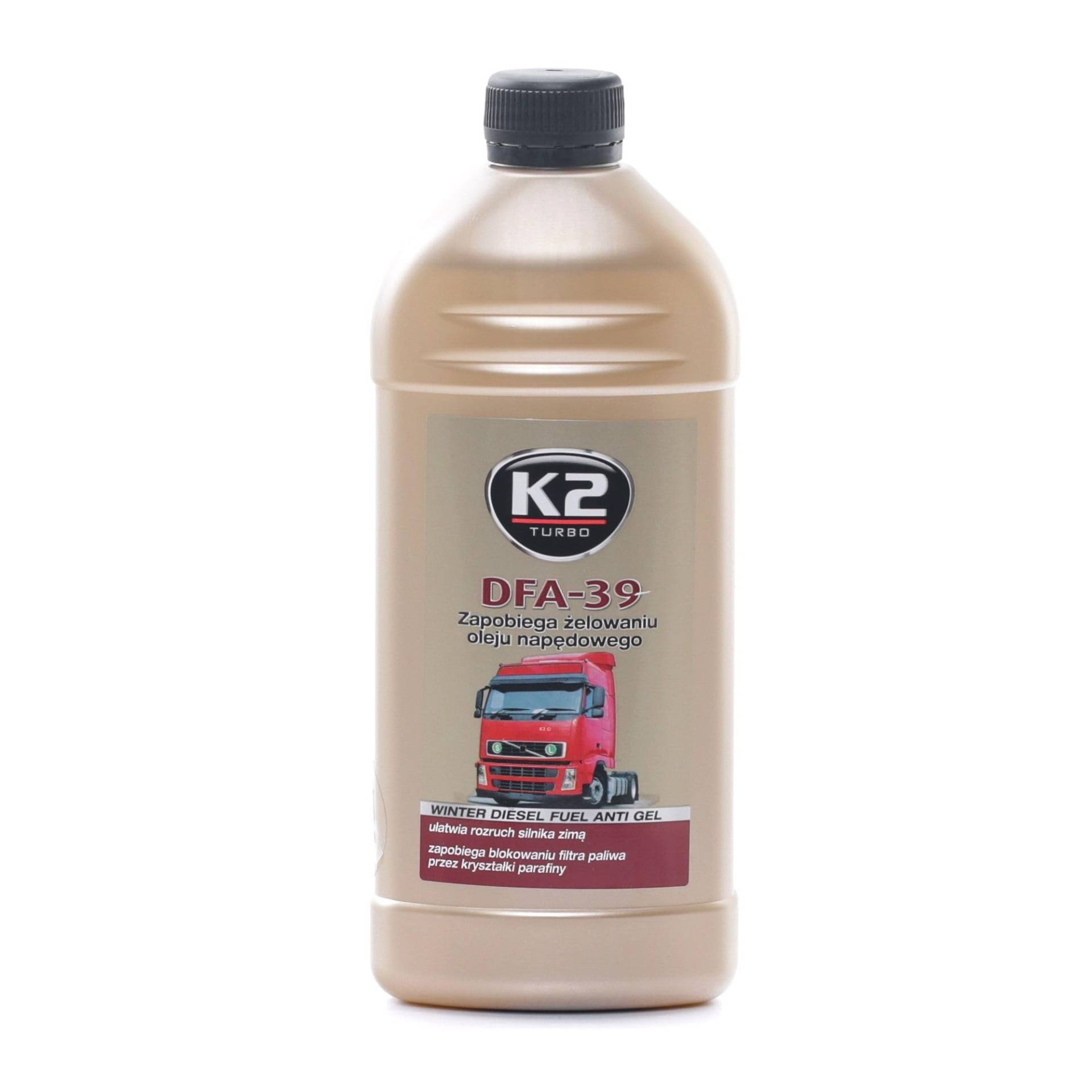K2 DFA-39 Winterdieselzusatz, Dieselzusatz, Diesel Additiv bis -39 Grad, reicht für 600L Diesel, 500ml von K2