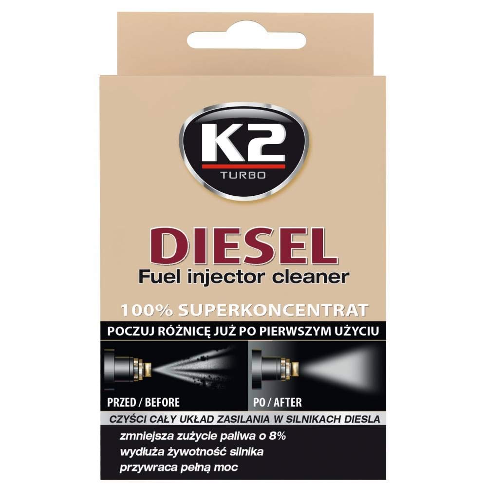 K2 Reiniger für Dieseleinspritzdüsen, Additiv für Einspritz- und Kraftstoffsystem, 50 ml K2 Reiniger für Dieseleinspritzdüsen, Additiv für Einspritz- und Kraftstoffsystem, 50 ml von K2