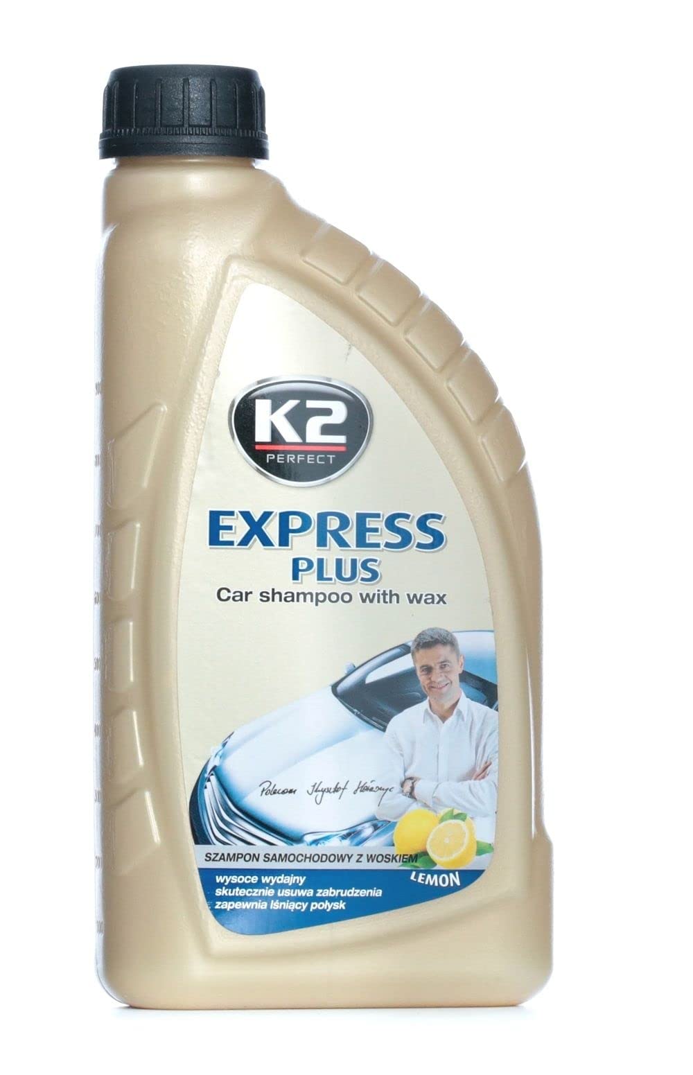 K2 Express plus, 2 in 1, Autoshampoo plus Wachs, wash and wax 1000ml | 1l von K2