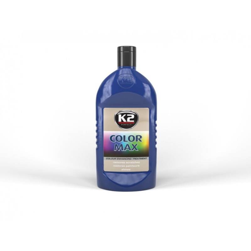 K2 Farbwachs blau, Wachspolitur mit Carnauba zum Ausbessern, Lackpolitur 500ml von K2