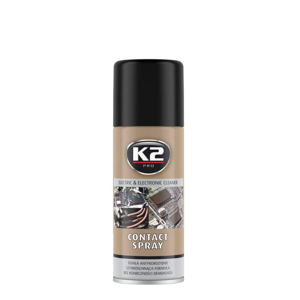 K2 Kontaktspray, Kontaktreiniger, Elektronikspray, reinigt und entfettet, 400ml von K2