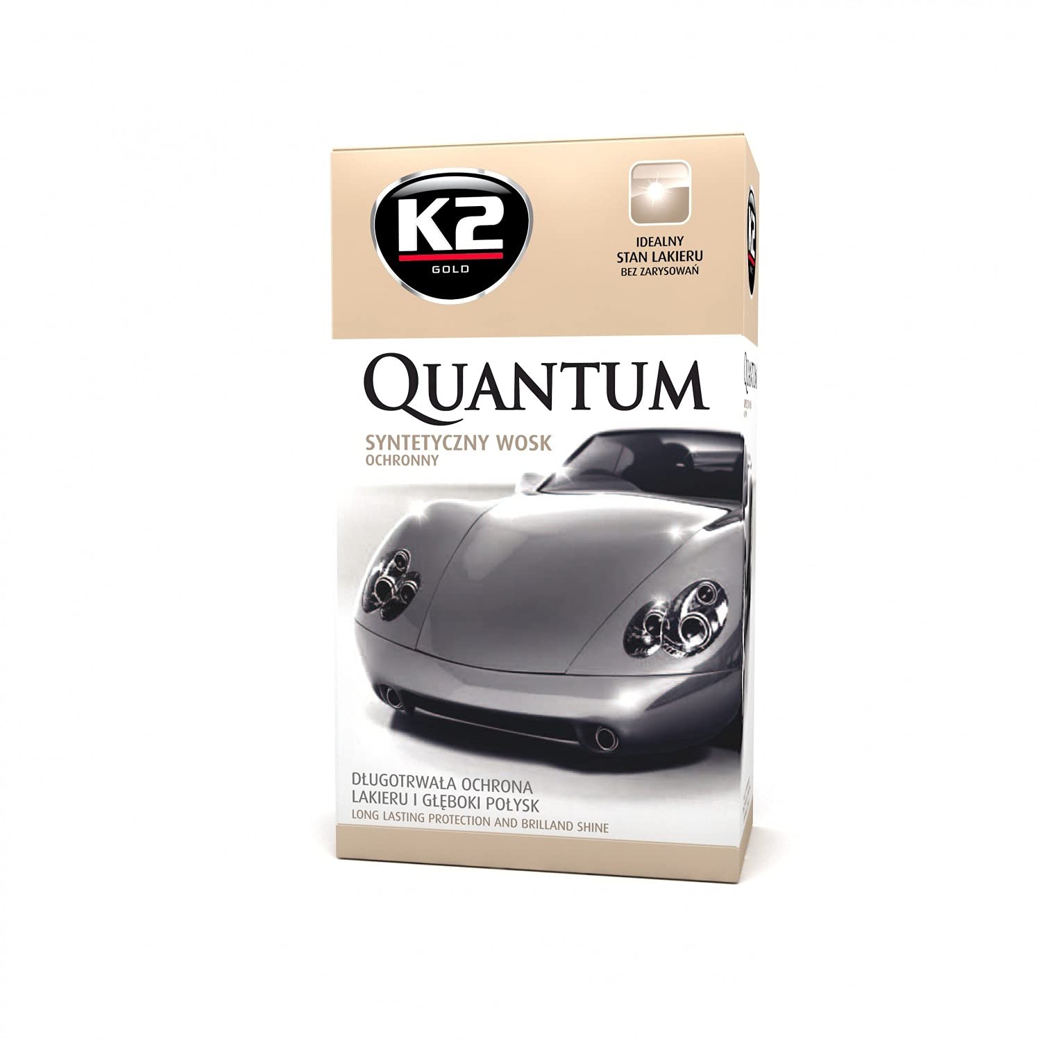 K2 Quantum, Premium Schutzhülle Wachs 140 g + 40 x 40 cm Mikrofasertuch von K2