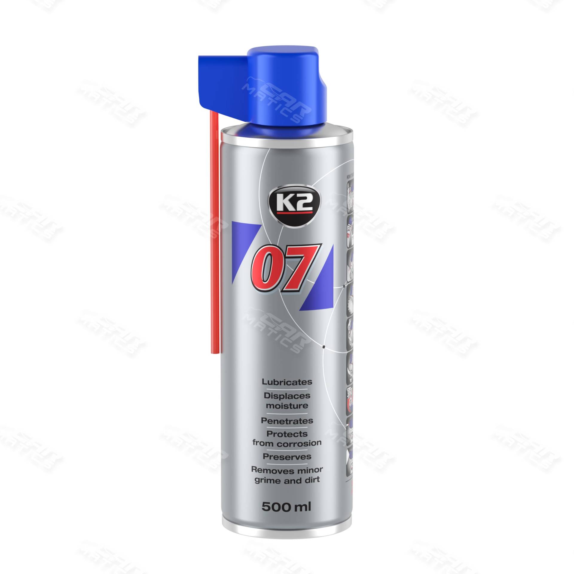 K2 Premium Multifunktionsöl 500ml, Multifunktionsspray, Schmieren, Gleitöl, Schrauben lösen, Schutz vor Korrosion, Rostschutz,Zündkabel, 7 Spezialmittel in Einer Dose, 500ml K2 Premium Multifunktionsöl 500ml, Multifunktionsspray, Schmieren, Gleitöl, Schrauben lösen, Schutz vor Korrosion, Rostschutz,Zündkabel, 7 Spezialmittel in Einer Dose, 500ml von K2