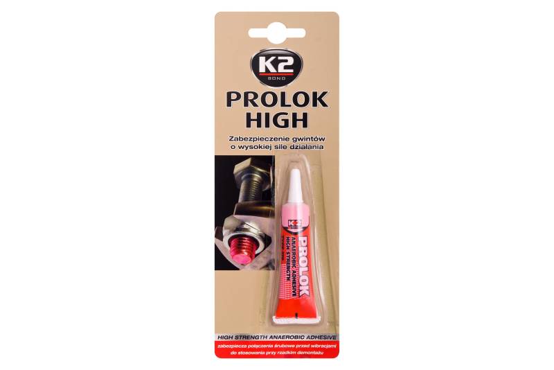 K2 Prolok High Schraubensicherung Schraubengewindesicherung Hochfest 270 Rot von K2