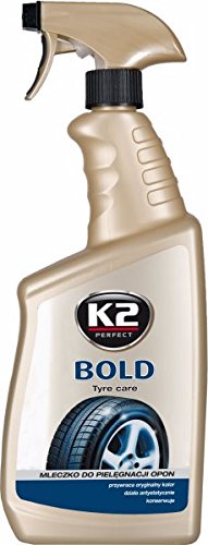 K2 | Reifenreiniger, Reinigen, Polieren, Schützen, Reifenpolitur, schöne schwarze Reifen, Pumpflasche 700ml von K2