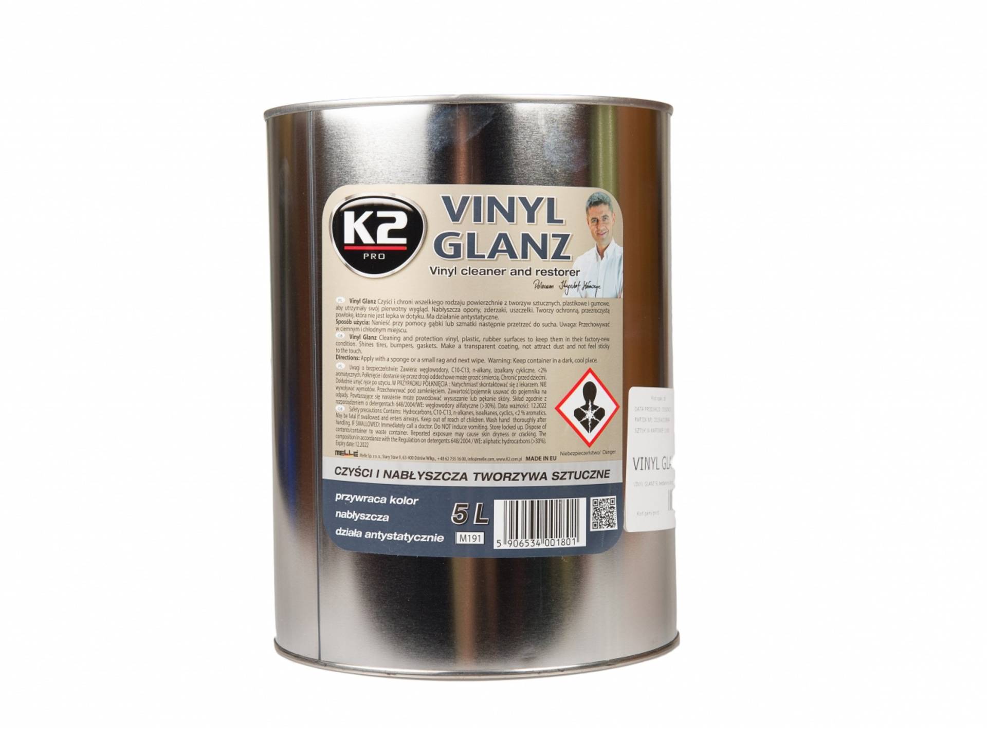K2 Vinyl Glanz 5Liter Gummipflege Reifenpflege Kunststoffpflege Reiniger Schutz von K2