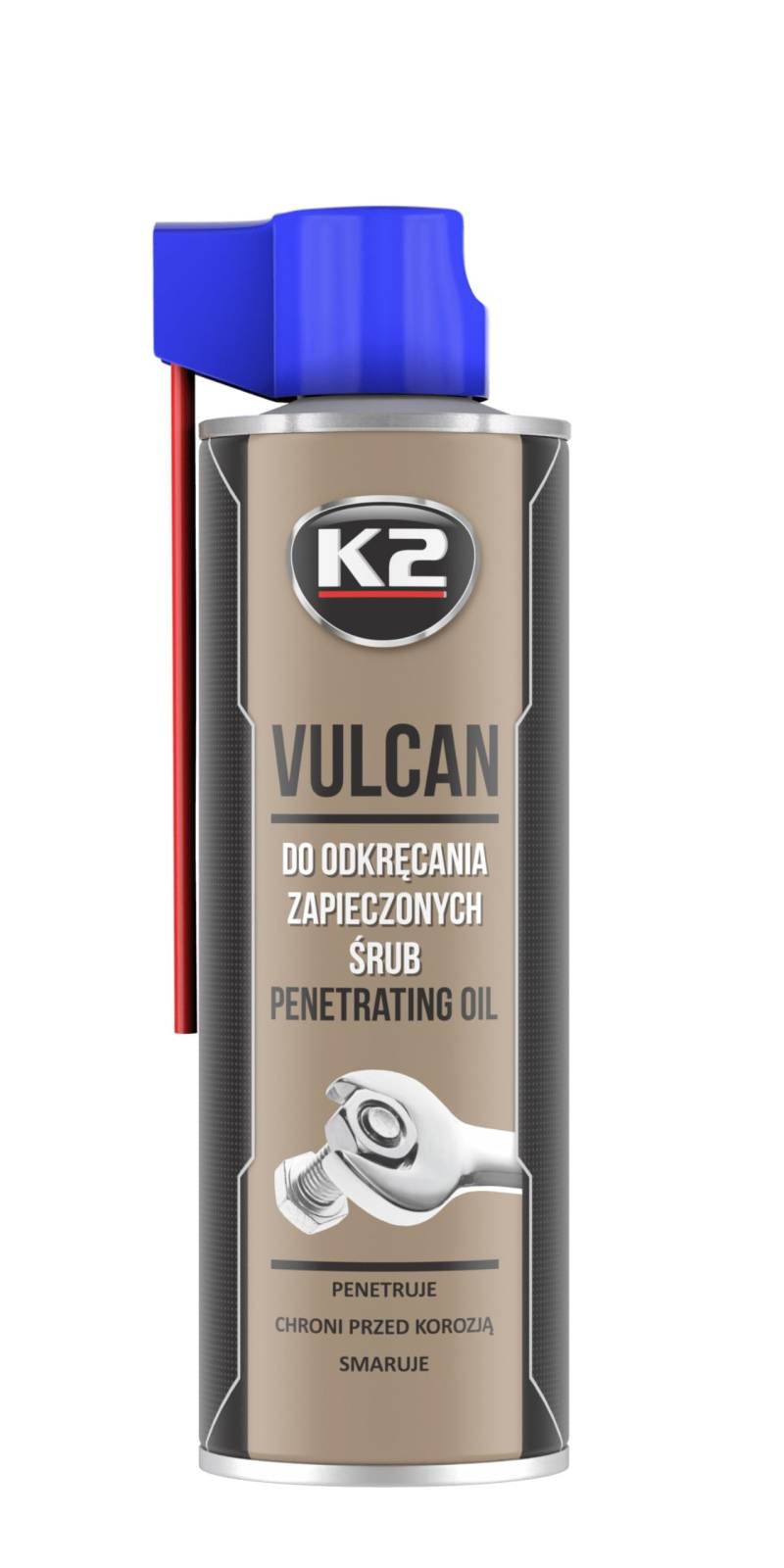 K2 | Vulcan Schraubenlöser, Rostlöser, Rostentferner, löst Schrauben, Spray 500ml von K2