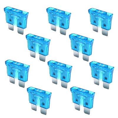 10 x Flachstecksicherung - Sicherung 15A / 32V / blau von K24-Flachstecksicherung normal