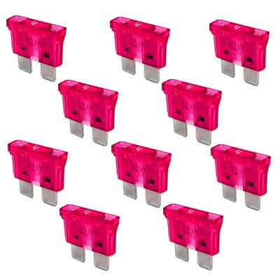 10 x Flachstecksicherung - Sicherung 4A / 32V / pink von K24-Flachstecksicherung normal