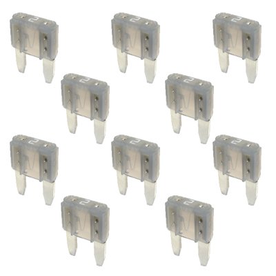 REMCO 10 Flachstecksicherung Mini-Sicherung 2A 32V grau Sicherung von K24 - Minisicherung