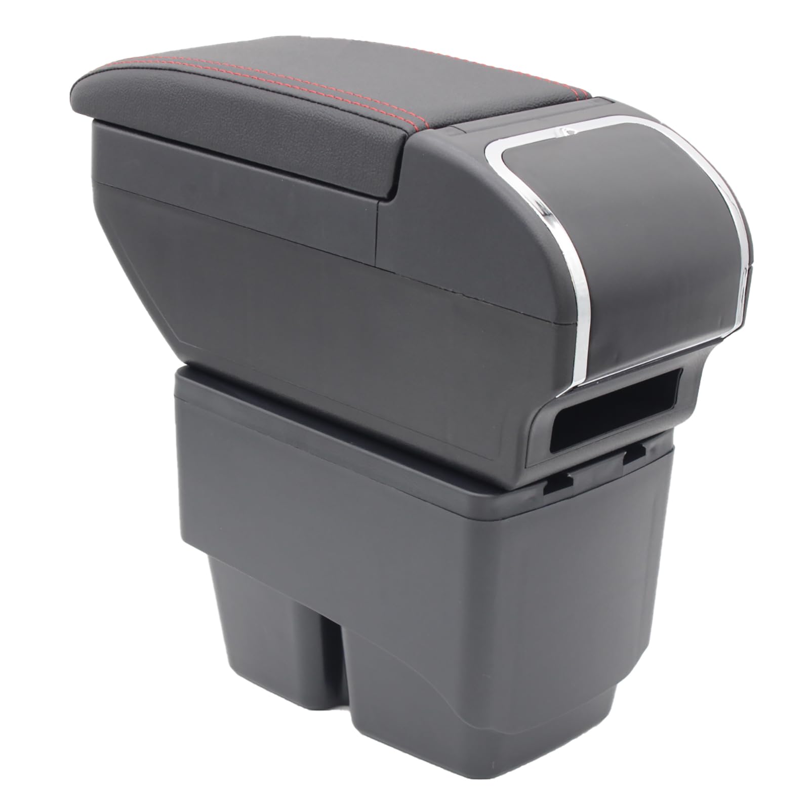 KAERGK Auto Armlehne für Ford Fiesta 2009-2017 Doppelschicht Mittelkonsole Große Aufbewahrungsbox mit Becherhalter Zubehör Schwarz KAERGK Auto Armlehne für Ford Fiesta 2009-2017 Doppelschicht Mittelkonsole Große Aufbewahrungsbox mit Becherhalter Zubehör Schwarz von KAERGK
