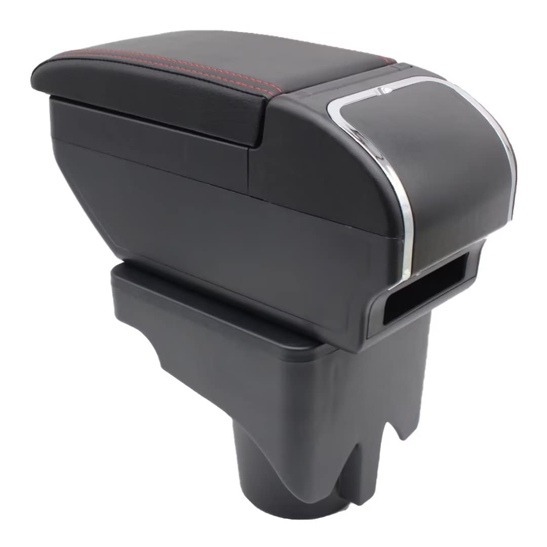 KAERGK Doppellagige Armlehnenbox für Golf 6 MK6 2008–2013 Jetta MK5 2006–2011 Vento Wagon 2009 2012 Mittelkonsole Aufbewahrungsbox mit Getränkehalter Armlehne Zubehör schwarz KAERGK Doppellagige Armlehnenbox für Golf 6 MK6 2008–2013 Jetta MK5 2006–2011 Vento Wagon 2009 2012 Mittelkonsole Aufbewahrungsbox mit Getränkehalter Armlehne Zubehör schwarz von KAERGK